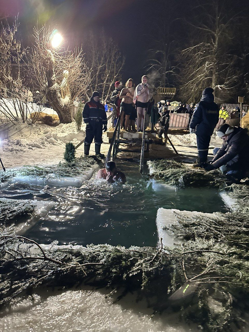 Освящение крещенской купели в Колюбакино Рузского округа